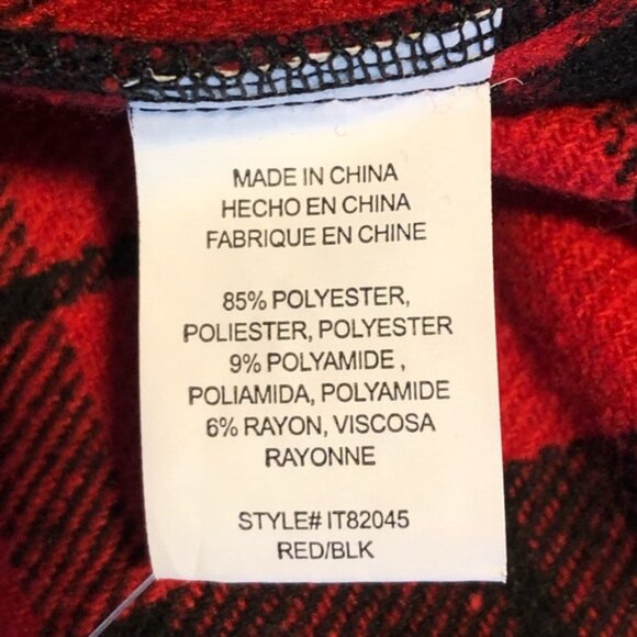 Thread & Supply Thick Buffalo Plaid Flannel Button Down Shirt - Picture 6 of 6